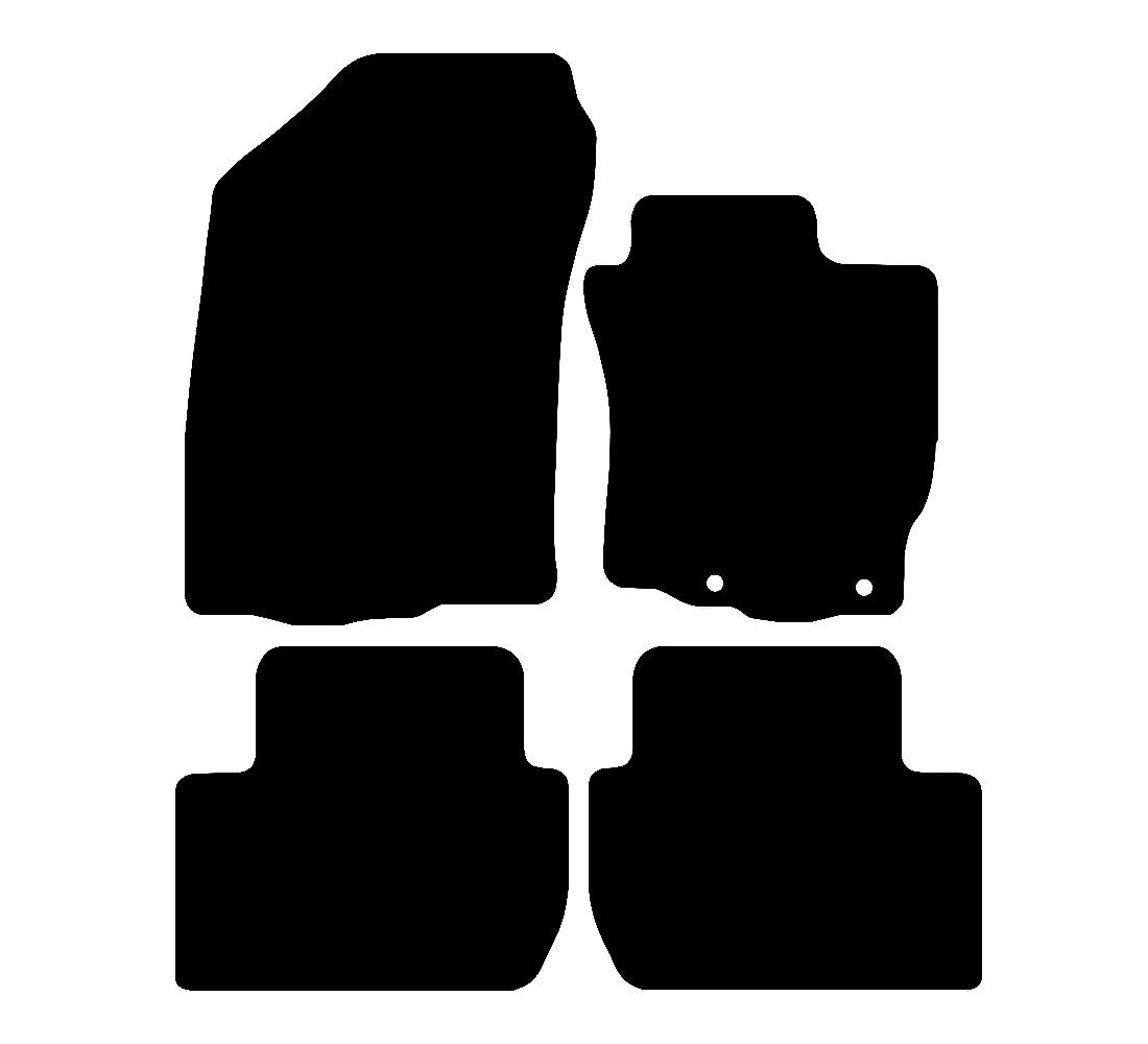 Citroen C Crosser 2007 - 2012 Car Mats vehicle mat pattern