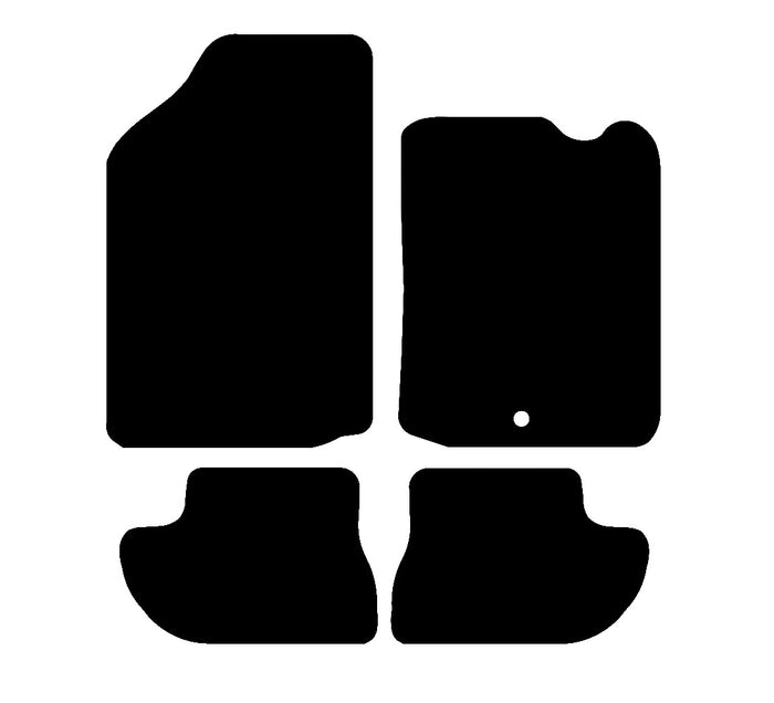 Citroen C3 Pluriel 2003 - 2010 Car Mats vehicle mat pattern