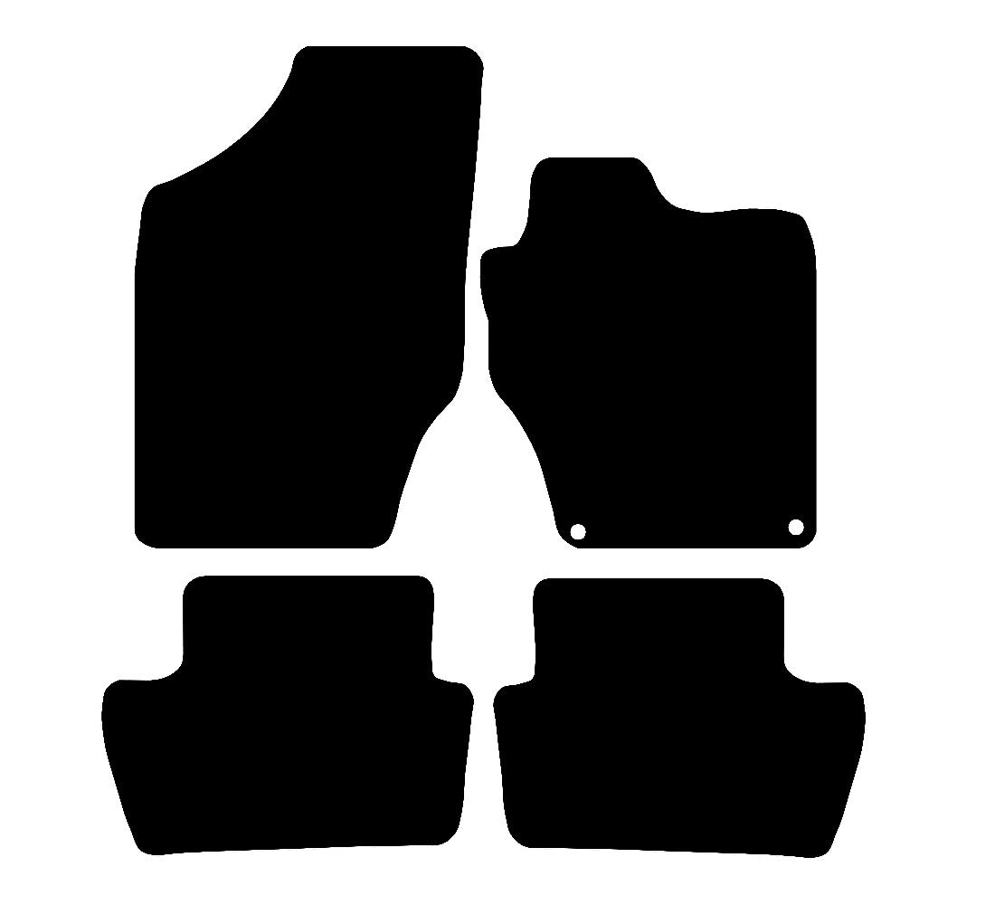 Citroen C4 Coupe 2011 - 2020 Car Mats vehicle mat pattern