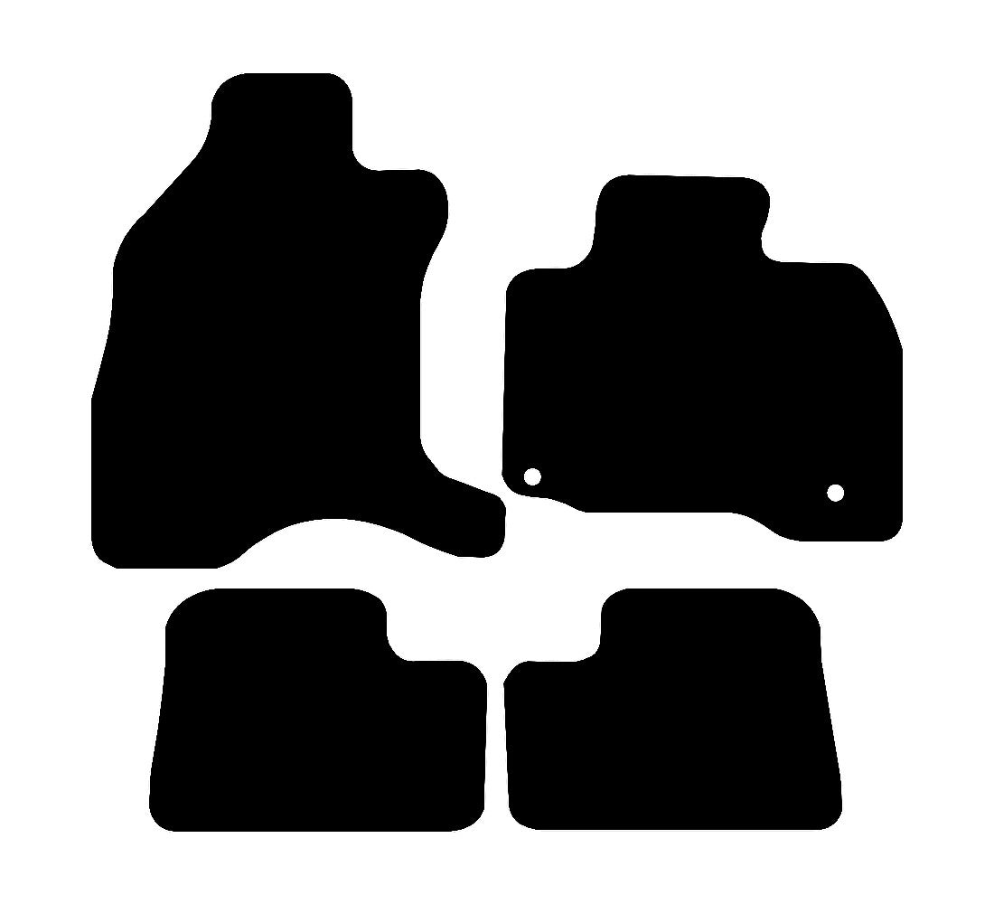 Citroen C-Zero 2010 - 2020 Car Mats vehicle mat pattern