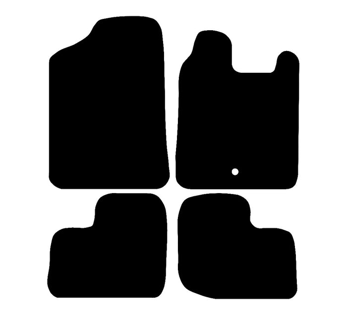 Daihatsu Charade 2003 - 2007 Car Mats vehicle mat pattern