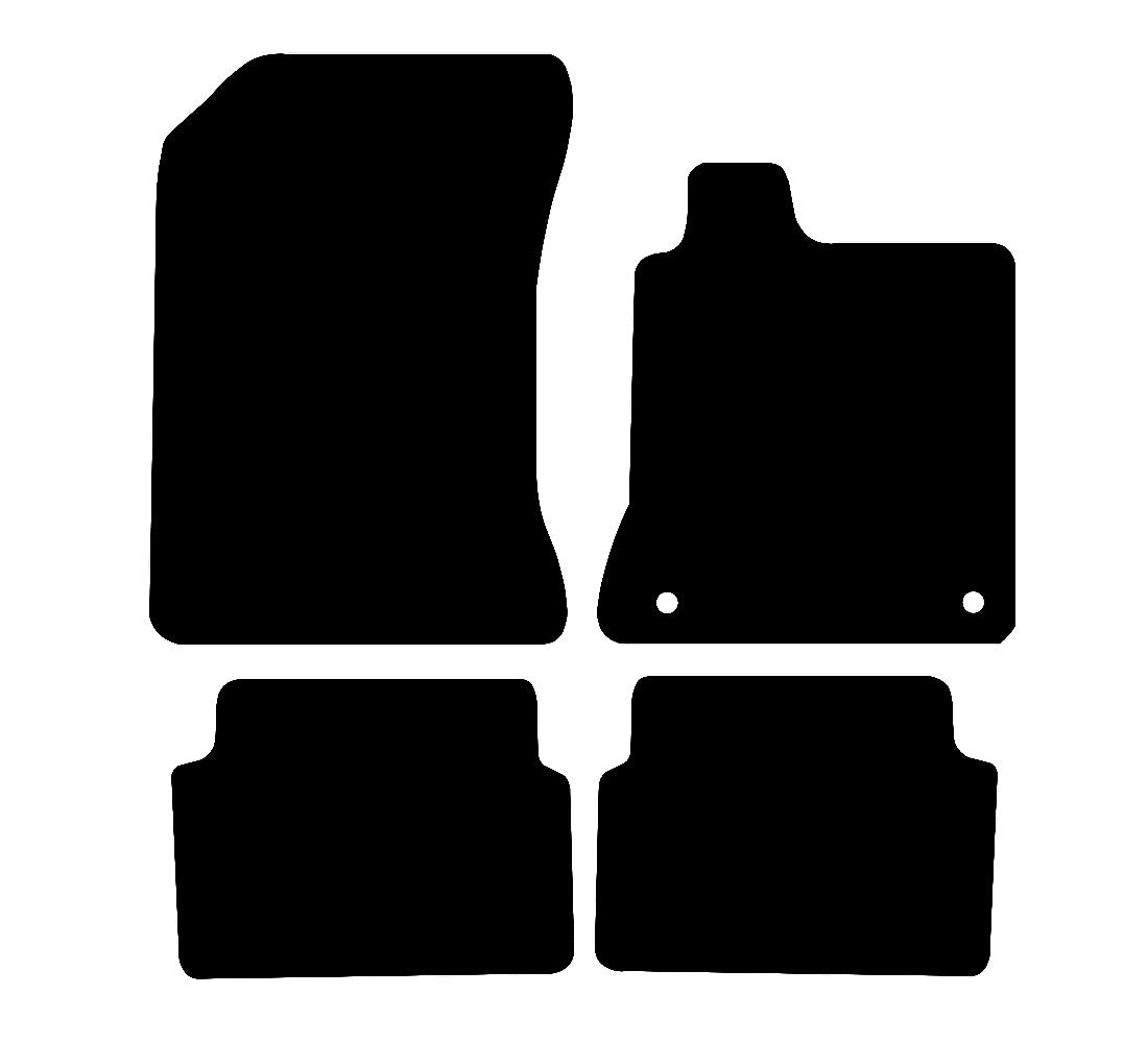 Renault Laguna 3 2007 - 2015 Car Mats vehicle mat pattern