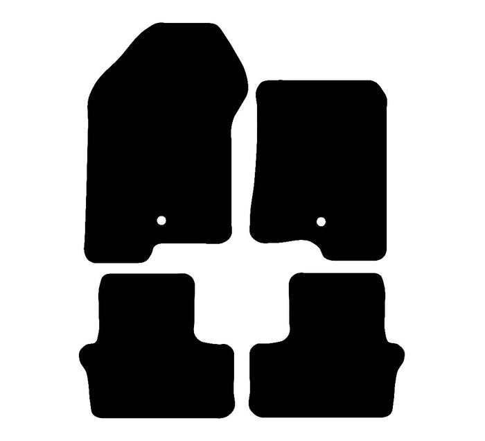 Dodge Caliber 2006 - 2012 Car Mats vehicle mat pattern