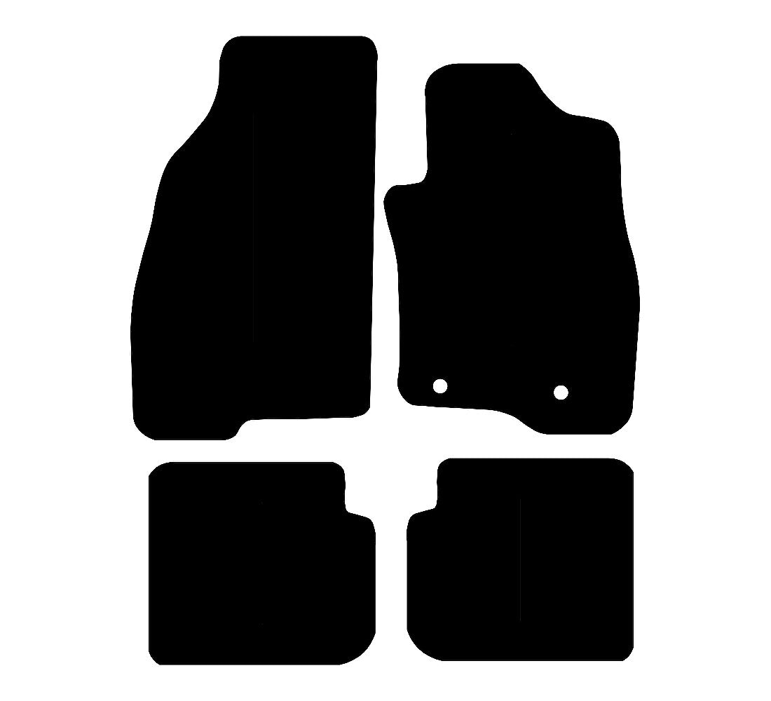 Fiat Punto EVO 2010 - 2012 Car Mats vehicle mat pattern
