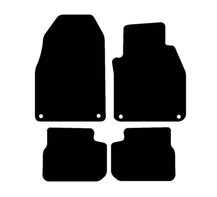 Saab 93 2003 - 2014 Car Mats vehicle mat pattern