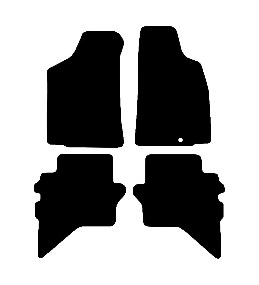 Ford Ranger (Double Cab) 1999 - 2010 Car Mats vehicle mat pattern