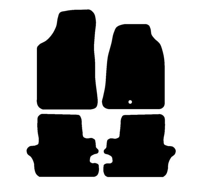 Ford Ranger MK2 2006 - 2010 Car Mats vehicle mat pattern