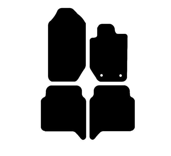 Ford Ranger MK3 2012 to Present Car Mats vehicle mat pattern