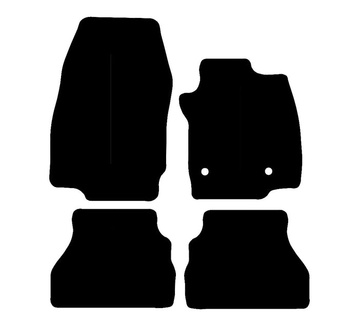 Ford B Max 2012 - 2015 Car Mats vehicle mat pattern
