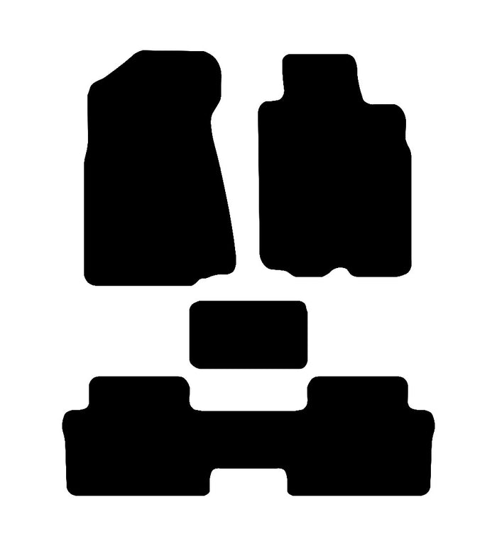 Honda CRV (Manual) 1997 - 2001 Car Mats vehicle mat pattern