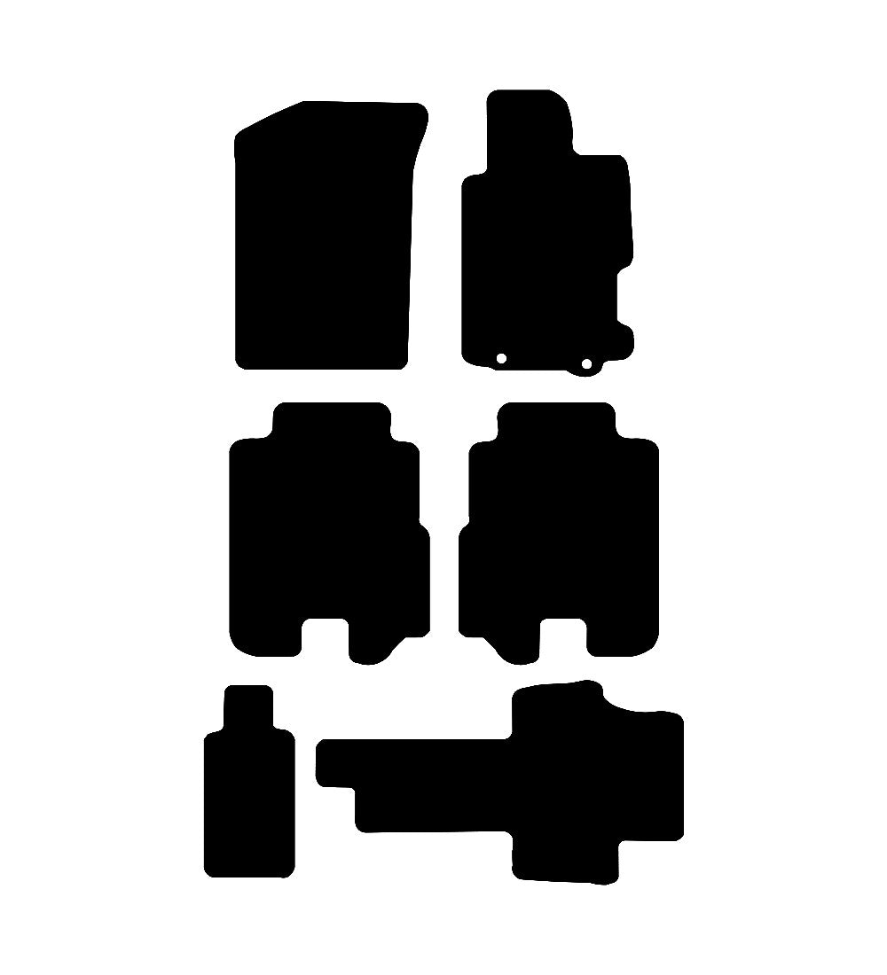 Honda FRV 2004 - 2010 Car Mats vehicle mat pattern