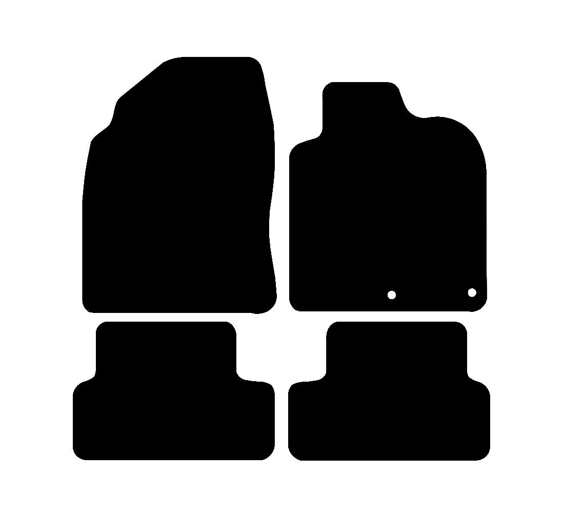 Nissan Qashqai (N8) 2006 - 2014 Car Mats vehicle mat pattern