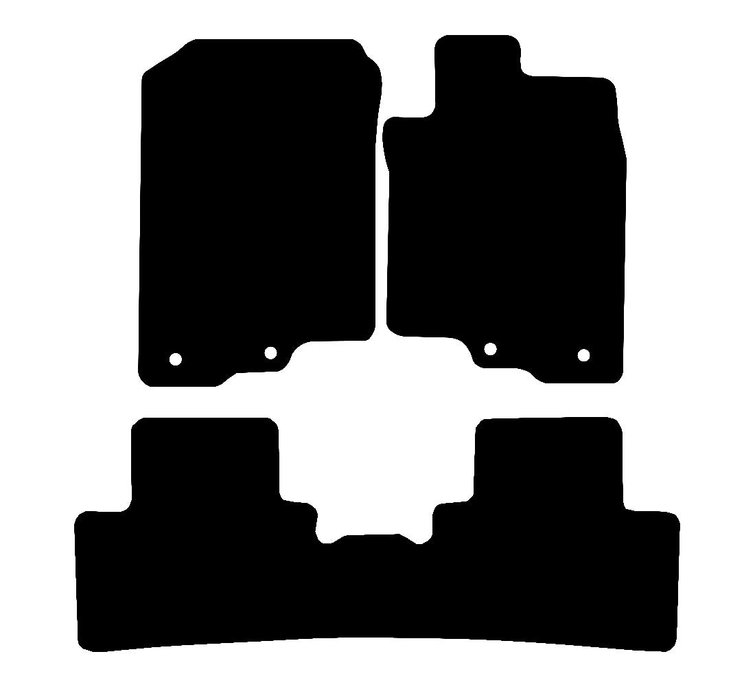 Honda Insight 2009 to Present Car Mats vehicle mat pattern