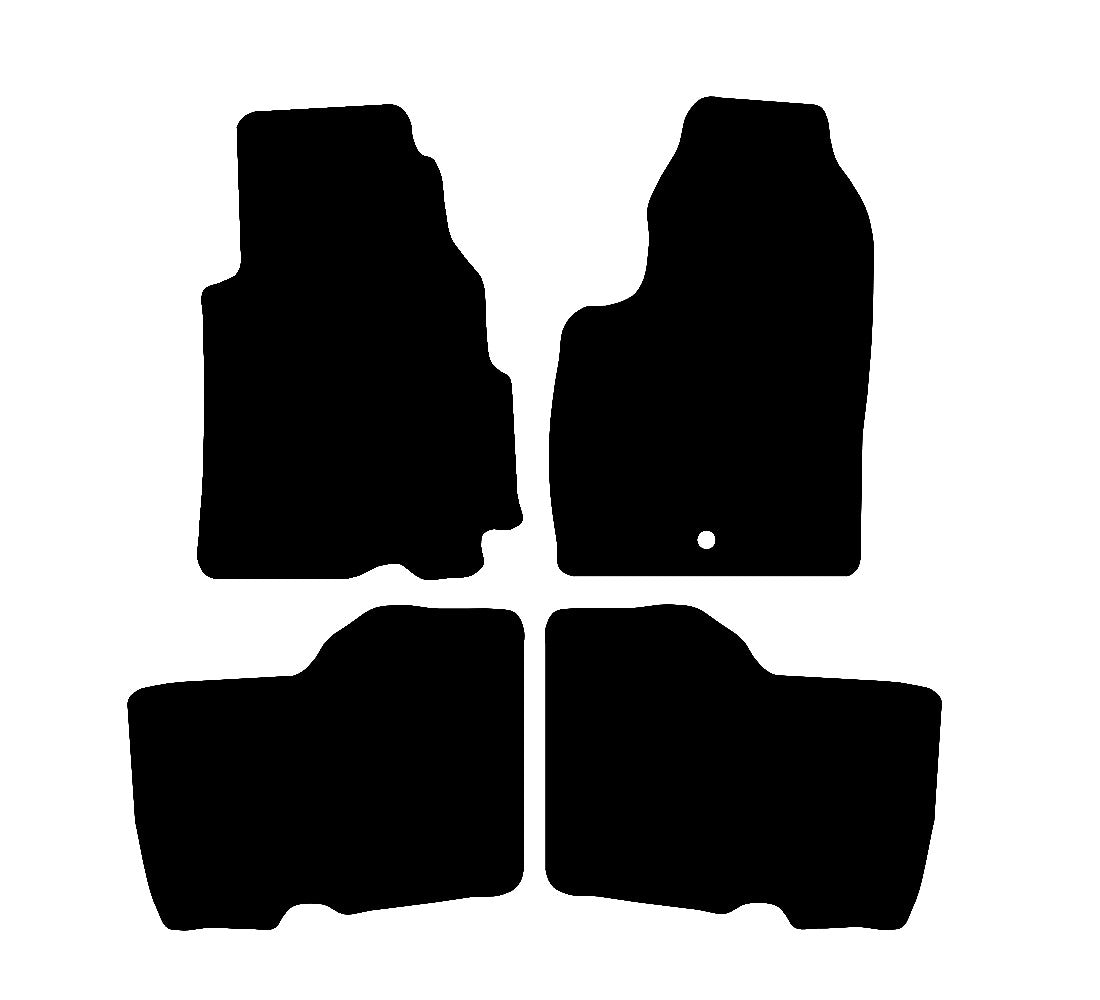 Hyundai Atoz 1998 - 2001 Car Mats vehicle mat pattern