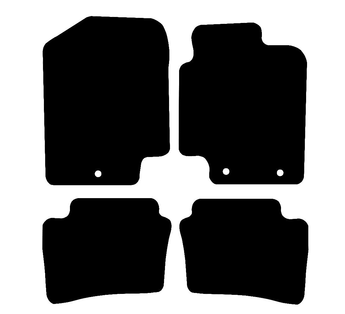 Hyundai i20 2010 - 2014 Car Mats vehicle mat pattern