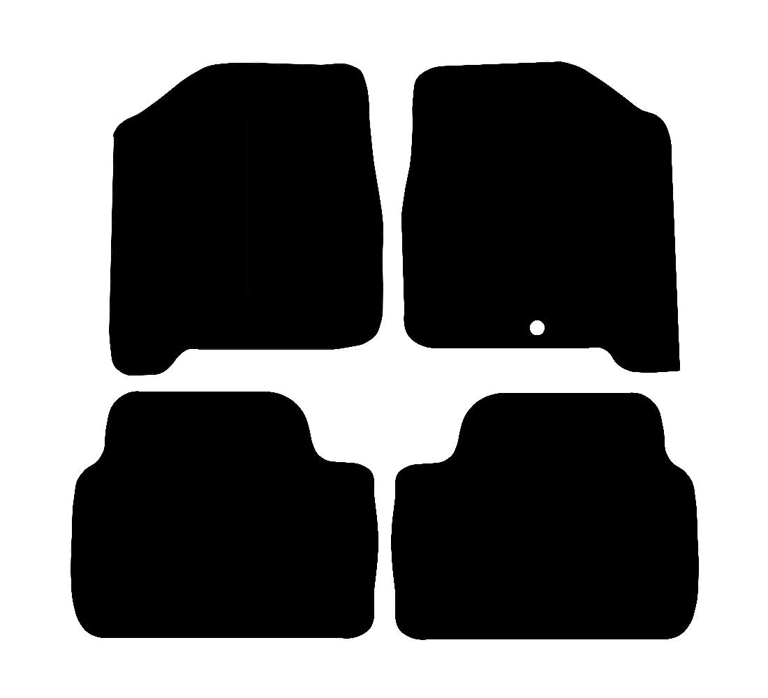 Kia Carens (5 Seater) (Manual) 2007 - 2012 Car Mats vehicle mat pattern