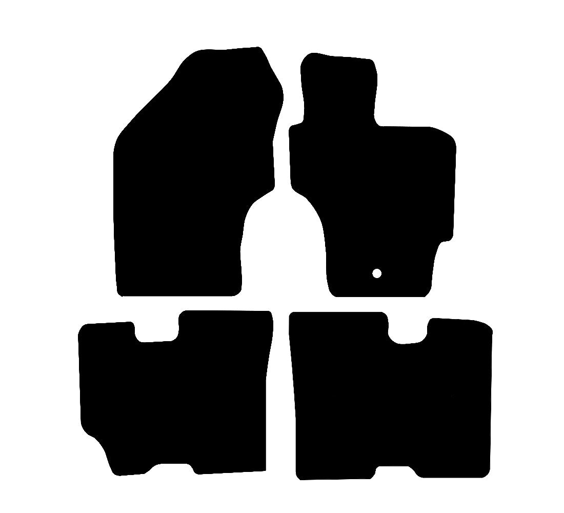 Kia Rio 2001 - 2004 Car Mats vehicle mat pattern