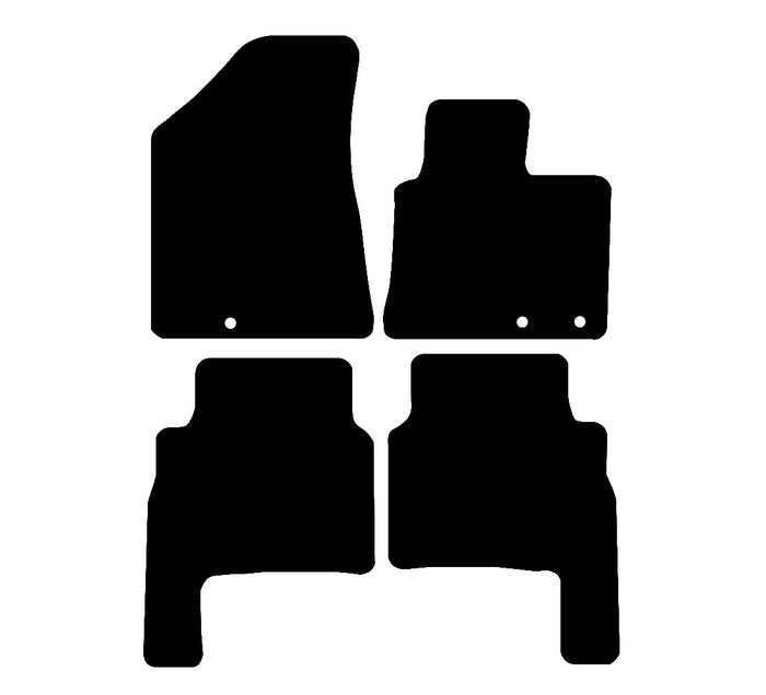 Kia Sorento 2010 - 2012 Car Mats vehicle mat pattern