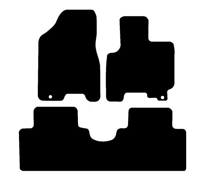 Kia Sportage 2009 - 2010 Car Mats vehicle mat pattern