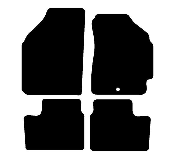 Chevrolet Matiz 1998 - 2005 Car Mats vehicle mat pattern