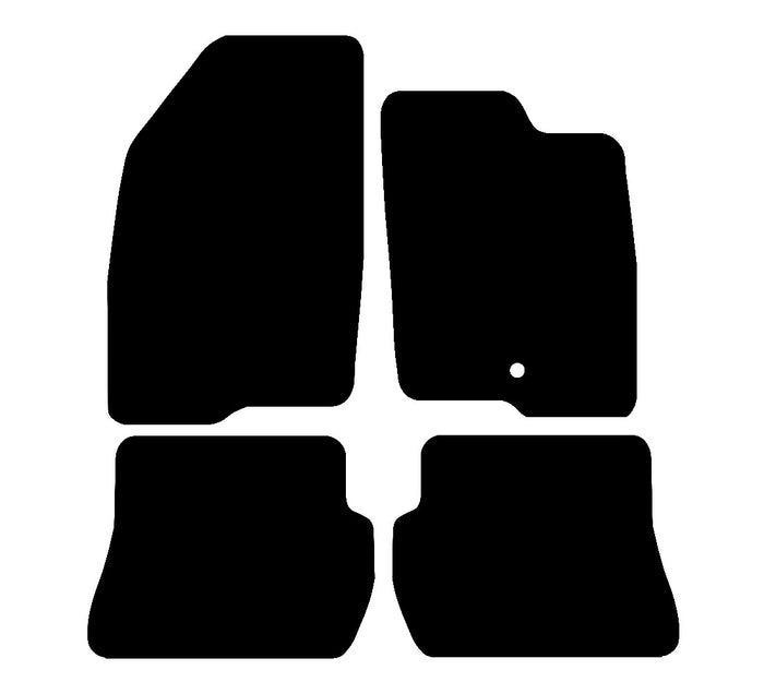 Mazda 2 2003 - 2007 Car Mats vehicle mat pattern