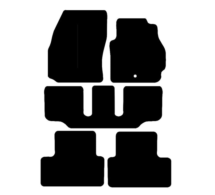 Mazda 5 2005 - 2012 Car Mats vehicle mat pattern