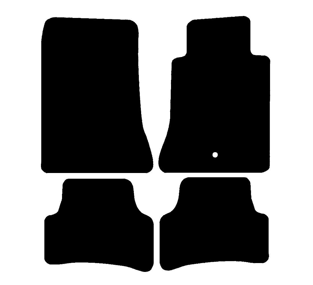 Mercedes E Class 1995 - 2002 Car Mats vehicle mat pattern