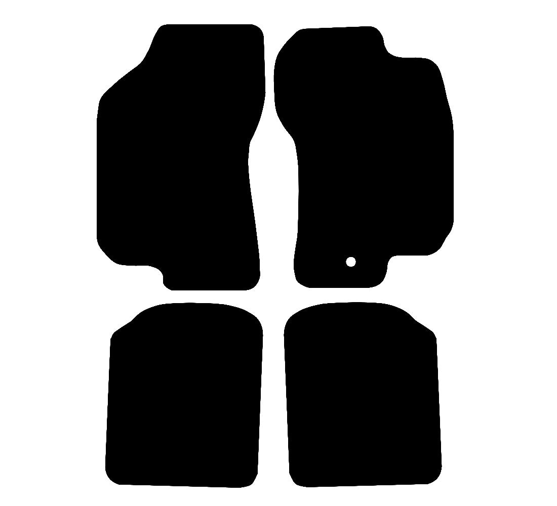Fiat Brava/Bravo 1995 - 2002 Car Mats vehicle mat pattern