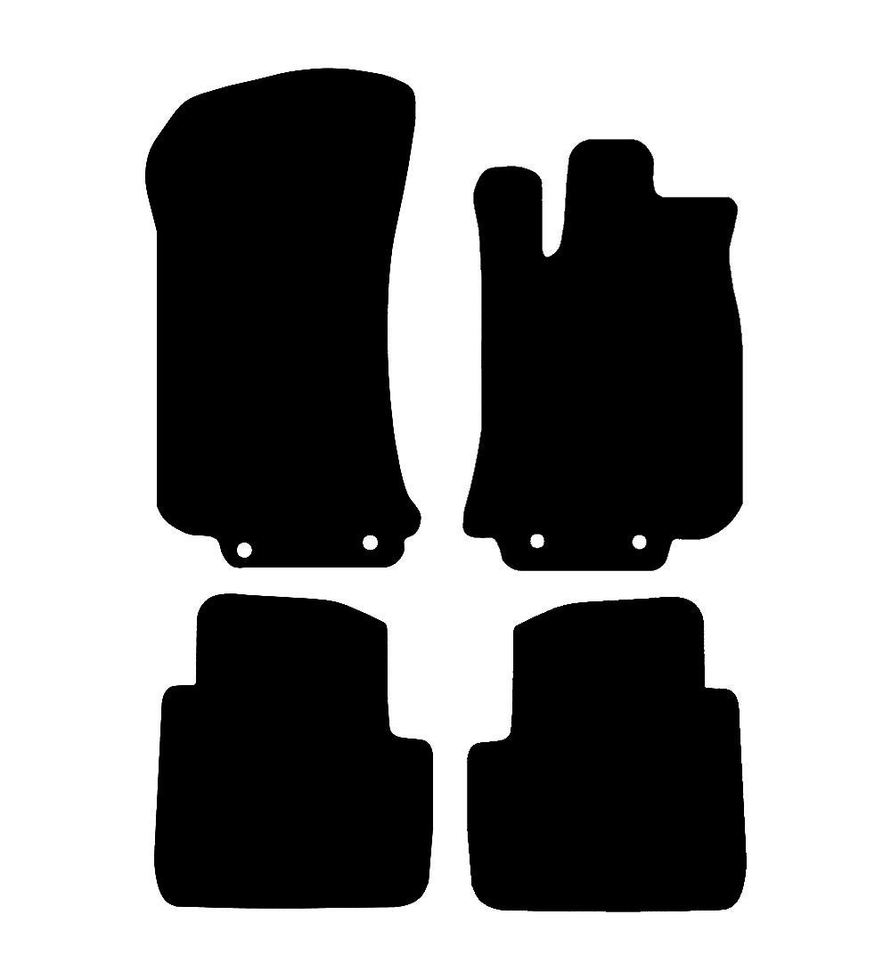 Mercedes R Class LWB 2006 - 2012 Car Mats vehicle mat pattern