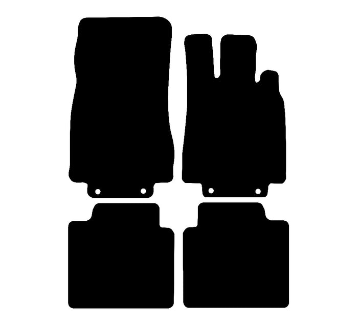 Mercedes S Class LWB 2000 - 2006 Car Mats vehicle mat pattern