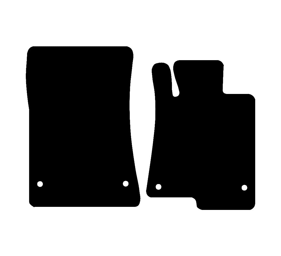 Mercedes SLK (R172) 2011 to Present Car Mats vehicle mat pattern