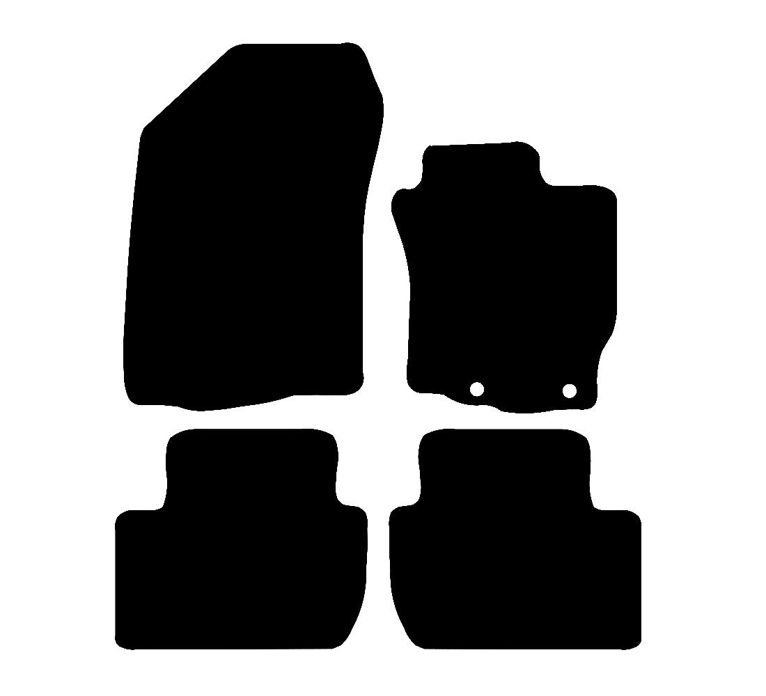 Mitsubishi Outlander (Manual) 2007 - 2012 Car Mats vehicle mat pattern