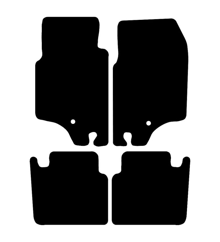 Mitsubishi Shogun SWB 3Dr (2 Clips) 1992 - 2000 Car Mats vehicle mat pattern