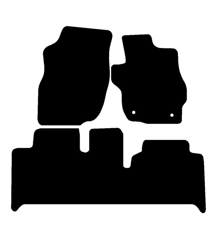 Mitsubishi Spacewagon 1998 - 2004 Car Mats vehicle mat pattern