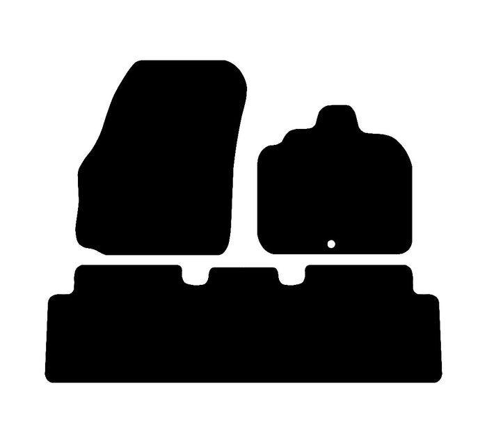 Renault Scenic 2003 - 2009 Car Mats vehicle mat pattern