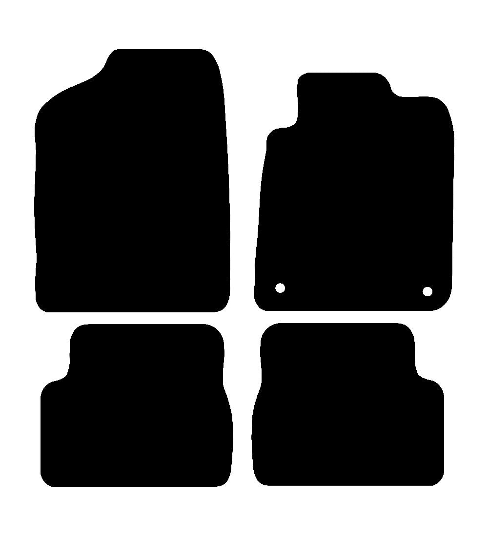 Toyota Celica 1999 - 2006 Car Mats vehicle mat pattern
