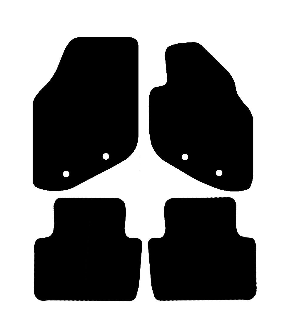 Volvo S80 1998 - 2006 Car Mats vehicle mat pattern