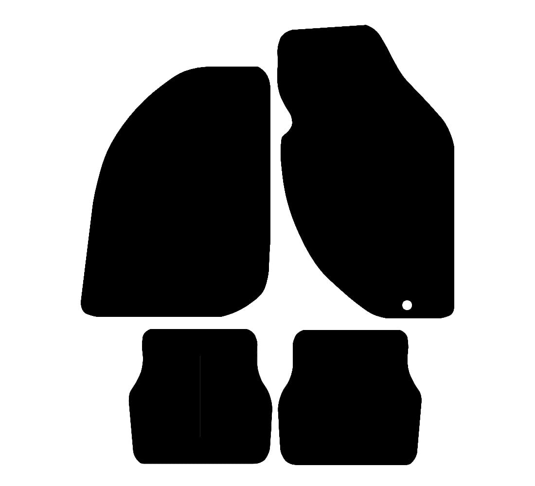 Alfa Romeo 166 1998 - 2007 Car Mats vehicle mat pattern