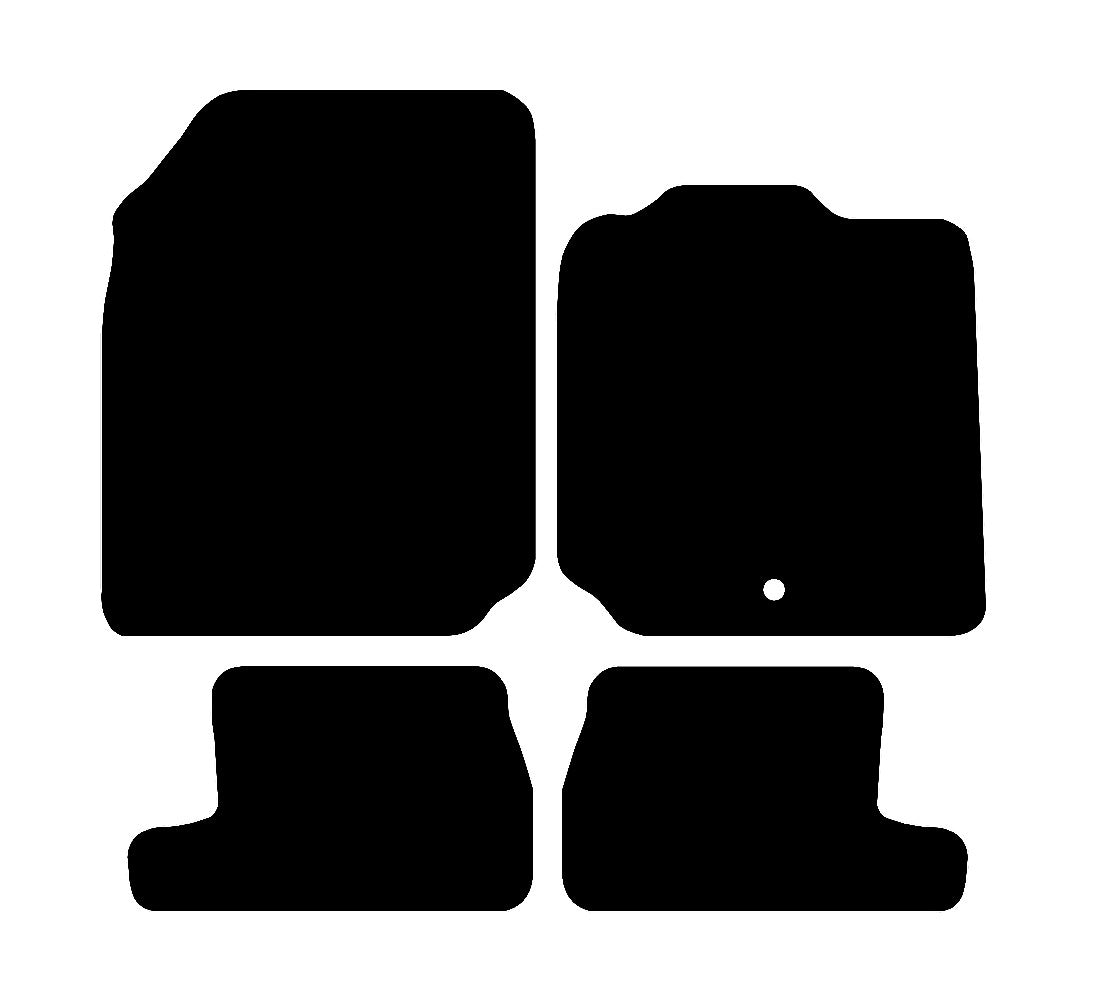 Nissan Micra CC 2005 - 2020 Car Mats vehicle mat pattern
