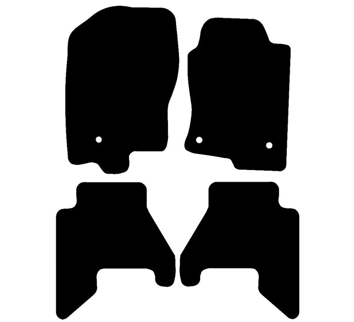 Nissan Pathfinder 5 Seat 2008 - 2017 Car Mats vehicle mat pattern