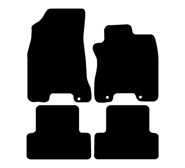 Nissan X Trail (T31) 2007 - 2014 Car Mats vehicle mat pattern