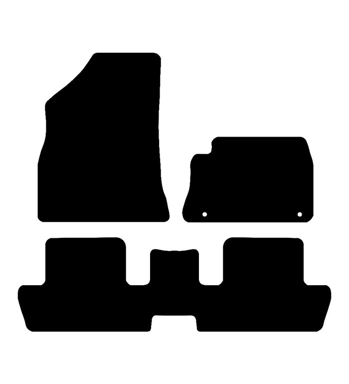 Peugeot 3008 2009 - 2016 Car Mats vehicle mat pattern