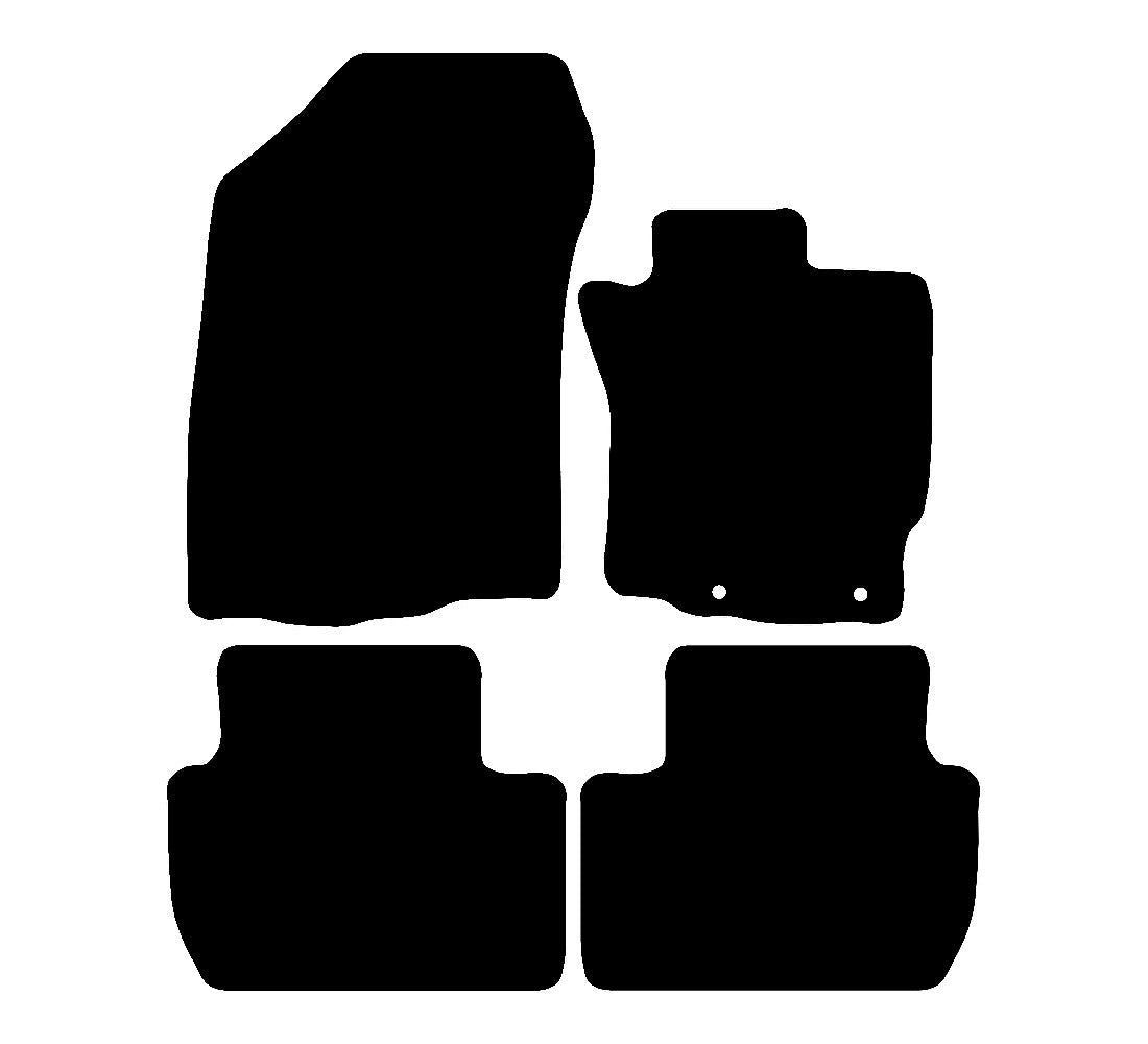 Peugeot 4007 2007 - 2012 Car Mats vehicle mat pattern