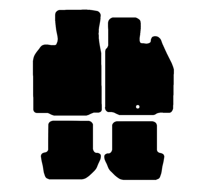 Porsche 911 2004 - 2012 Car Mats vehicle mat pattern