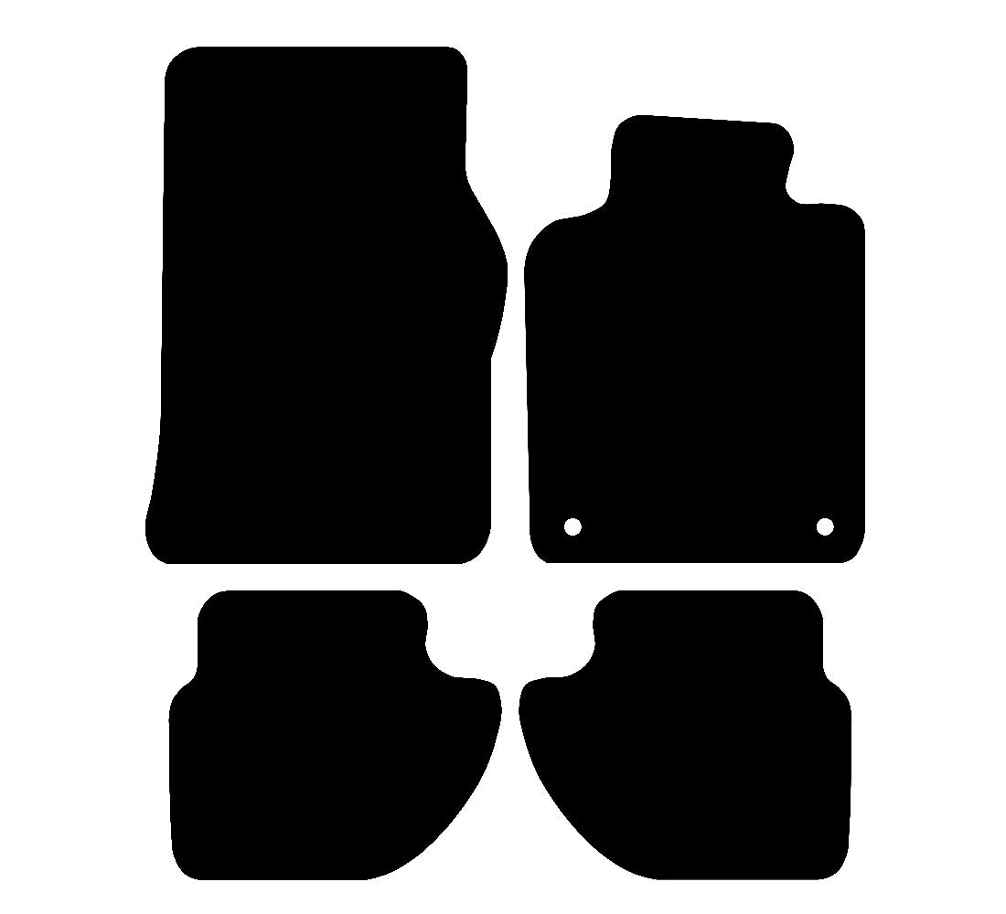Porsche 944 1982 - 1991 Car Mats vehicle mat pattern
