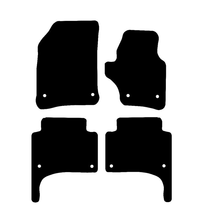 Porsche Cayenne (MK1) 955 2003 - 2010 Car Mats vehicle mat pattern
