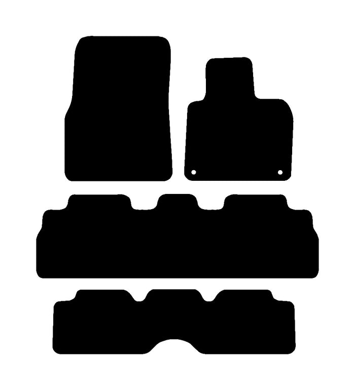 Renault Espace 2007 - 2014 Car Mats vehicle mat pattern