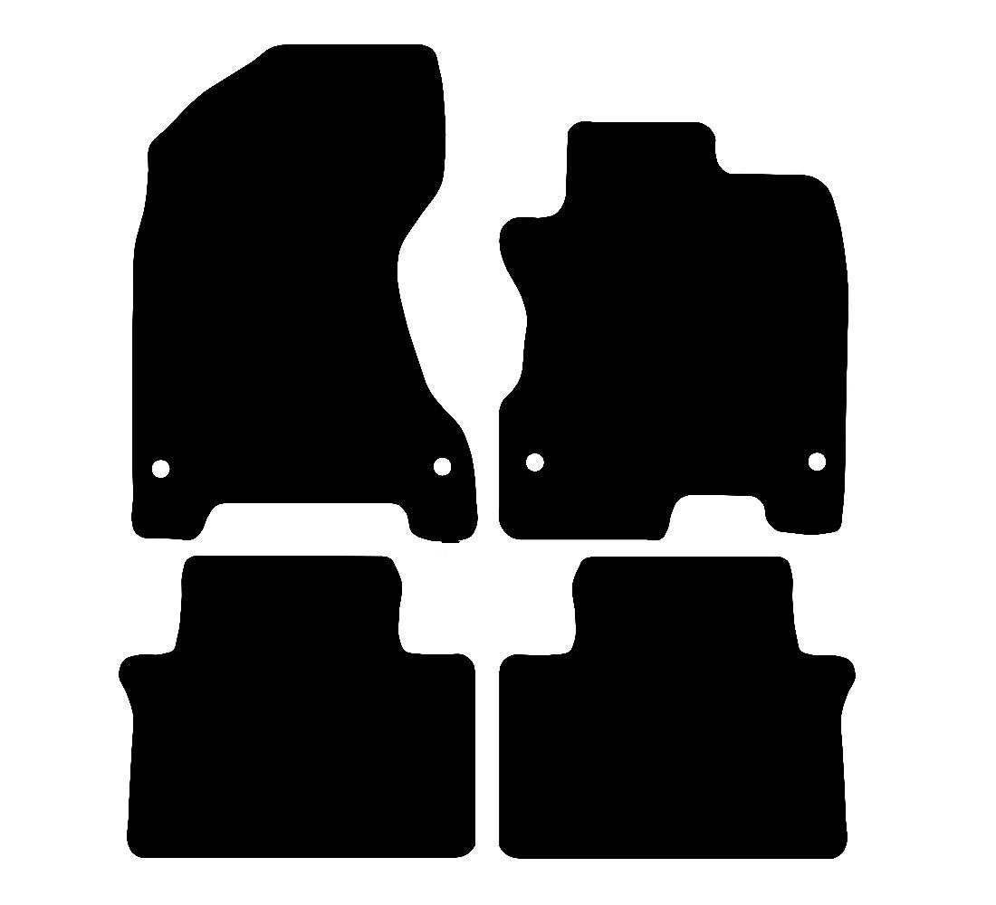 Renault Koleos 2008 - 2017 Car Mats vehicle mat pattern