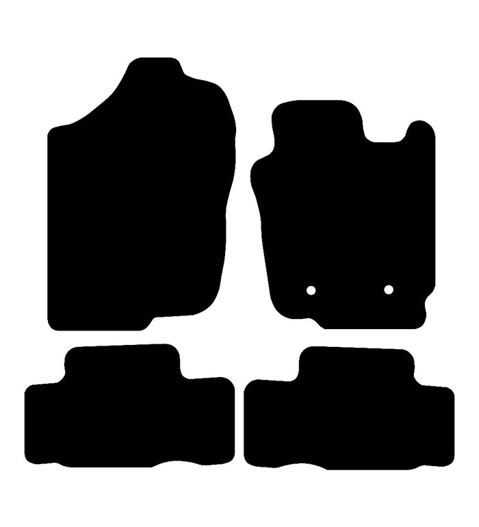 Toyota Rav 4 2006 - 2012 Car Mats vehicle mat pattern