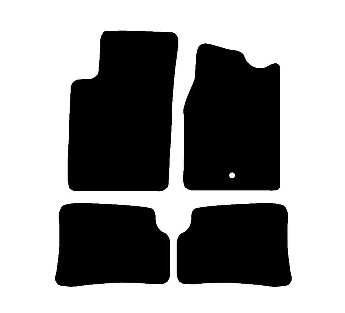 Renault Megane Coupe 1997 - 2002 Car Mats vehicle mat pattern